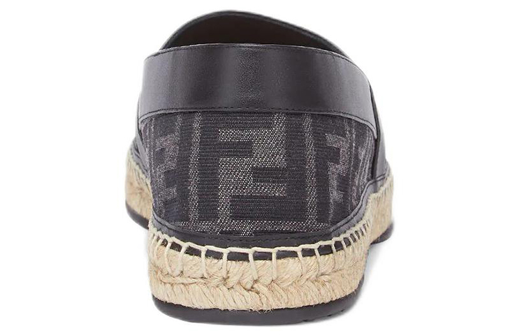 Fendi Canvas Sneaker 'Black' 圖 5