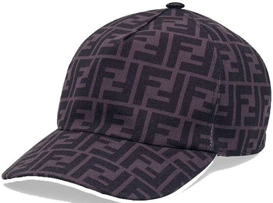 Fendi Cap FF Motif Black Buy Fendi Cap FF Motif Black
