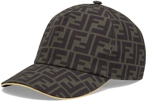 Fendi Cap FF Motif Green Fendi Cap FF Motif Green