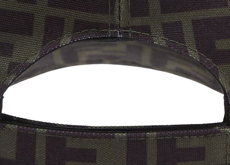 Order Fendi FF圖案綠色棒球帽