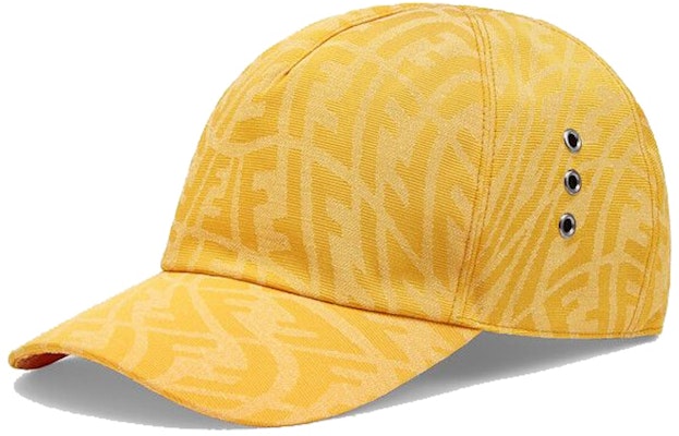 Fendi Cap FF Motif Yellow Buy Fendi Cap FF Motif Yellow
