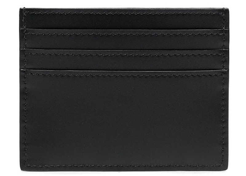 Fendi Cardholder FF Motif Embossed Leather (6 Card Slot) Black 圖 2