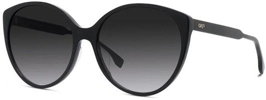 FENDI Cat-Eye UV Protection Alloy Sunglasses Unisex Couple Style FE40029U-01B-59 FENDI Cat-Eye UV Protection Alloy Sunglasses Unisex Couple Style FE40029U-01B-59