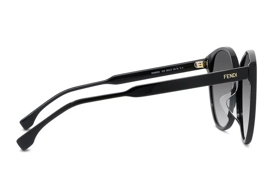 Purchase FENDI 貓眼防曬合金墨鏡 男女情侶款 FE40029U-01B-59