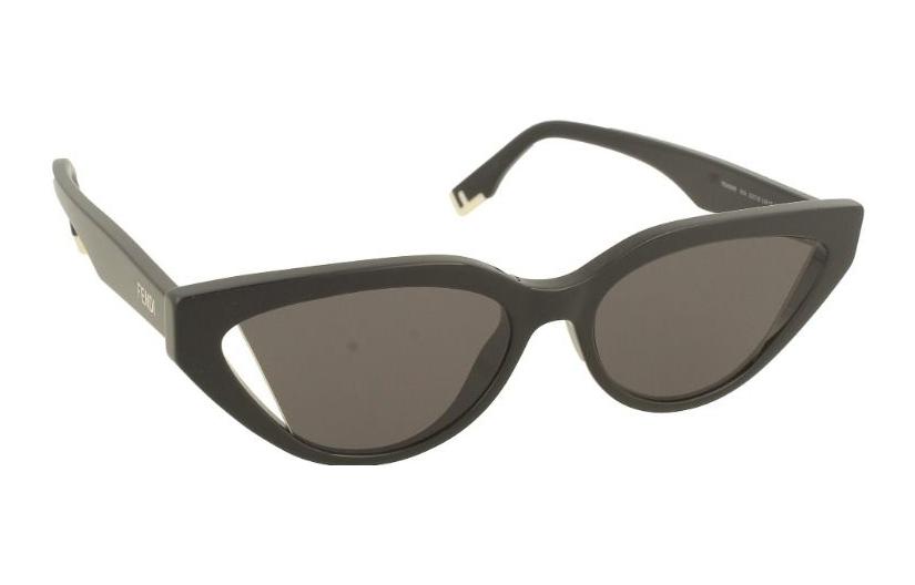 Shop FENDI 貓眼板材時尚墨鏡 情侶款 男女通用 FE40009I01A