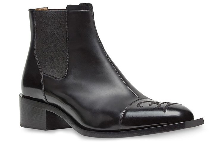 Fendi Chelsea Boot 'Square Toe Black' 圖 2