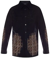 Fendi Classic Tie-Dye Monogram Long Sleeve Jacket Black FW0288A9B3F0QA1 Fendi Classic Tie-Dye Monogram Long Sleeve Jacket Black FW0288A9B3F0QA1