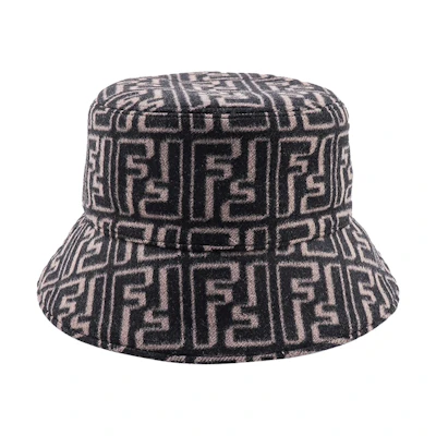 Fendi Cloche With FF Motif Black