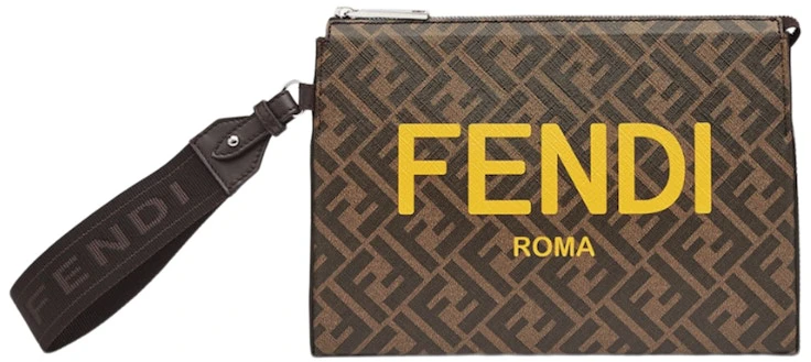 fendi-clutch-pack-ff-monogram-brown-yellow