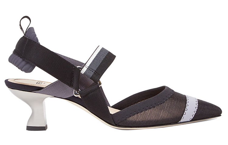 Order Fendi Colibrì Slingback 'Black Mesh' 8J6716A83FF17LN