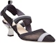 Lookbook Fendi Colibrì Slingback 'Jaring Hitam' 8J6716A83FF17LN