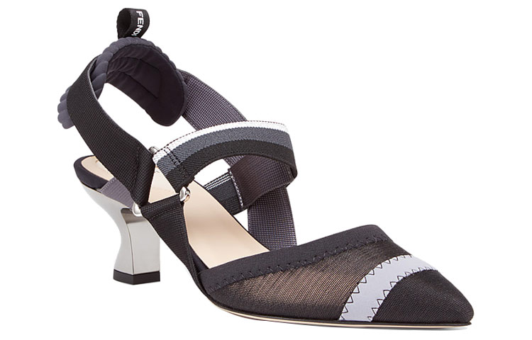 Lookbook Fendi Colibrì Slingback 'Black Mesh' 8J6716A83FF17LN