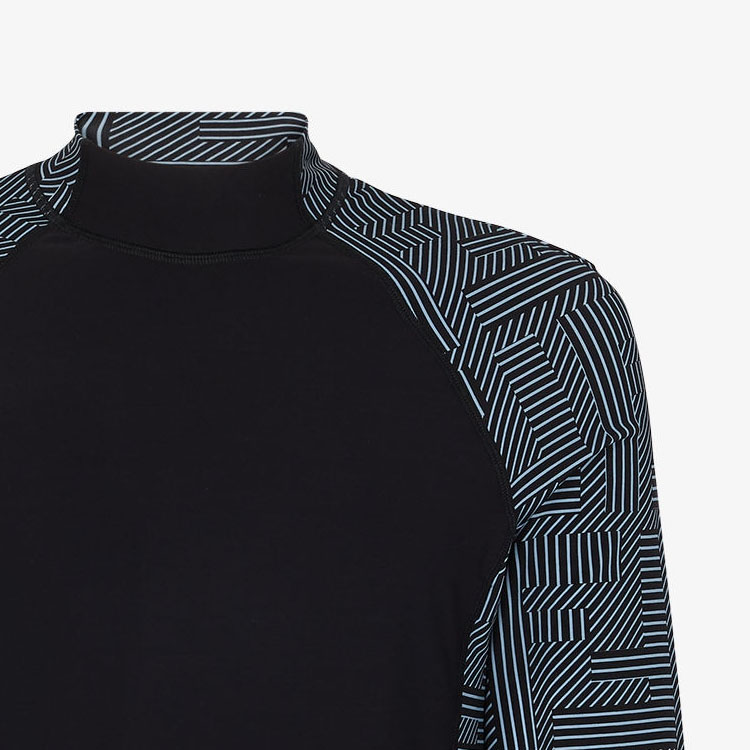 Details for 芬迪拼色立领长袖休闲T恤多彩款 FAF703APXEF1MS2