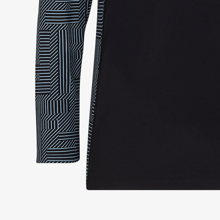 Sizing 芬迪拼色立领长袖休闲T恤多彩款 FAF703APXEF1MS2