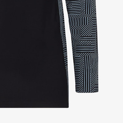 FENDI Colorblock Stand Collar Long Sleeve Casual T-Shirt Multicolor . FAF703APXEF1MS2 Cheap FENDI Colorblock Stand Collar Long Sleeve Casual T-Shirt Multicolor . FAF703APXEF1MS2