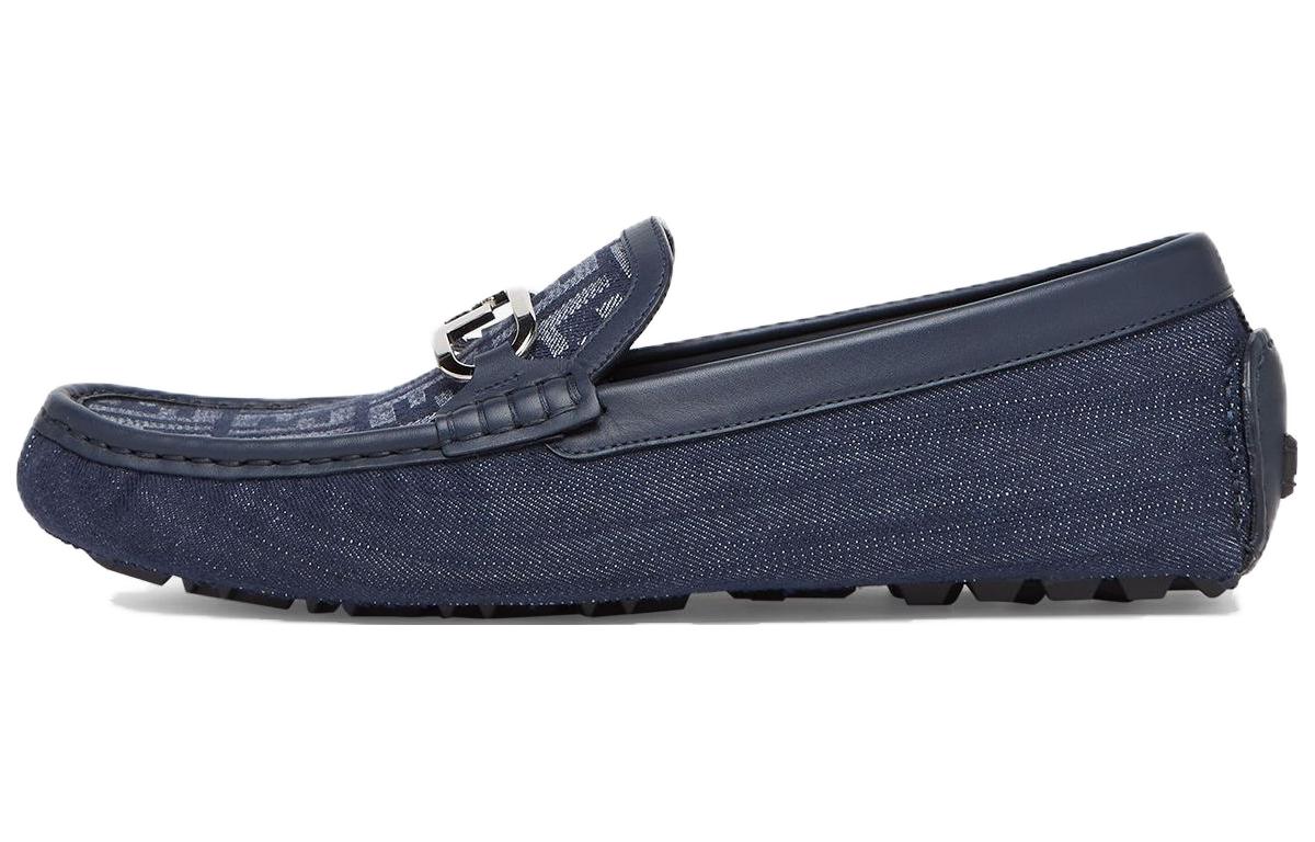 Fendi Denim Low-Top Slip-On Loafer 'Blue' 7D1588AM5DF1JHV