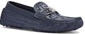 Fendi Denim Loafer Kasut Tanpa Tali 'Biru' 7D1588AM5DF1JHV