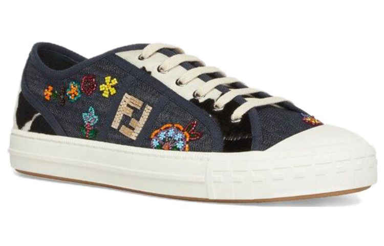 Fendi Domino Low 'Patchwork Denim Embroidery' 圖 2