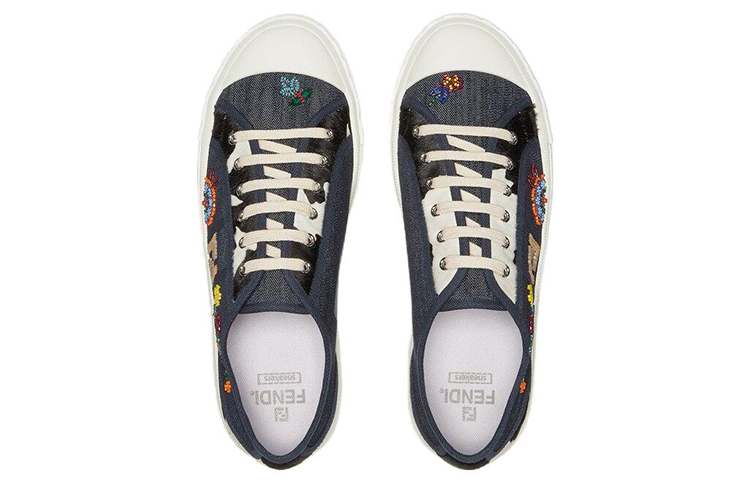 Fendi Domino Low 'Patchwork Denim Embroidery' 圖 3