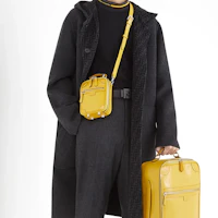 Shop FENDI 雙F標誌 皮革腰帶 3.5cm 寬款. 7C0432AH8YF0QA1