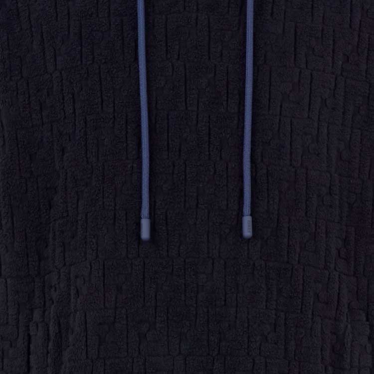 Details for 芬迪压纹FF标志连帽衫 蓝色 FY0981AQJ6F03LQ