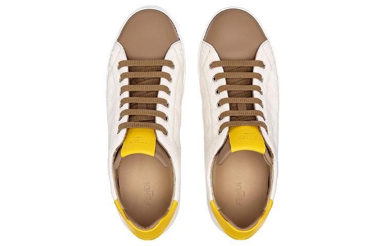 Fendi Embossed Sneaker 'White' 圖 4