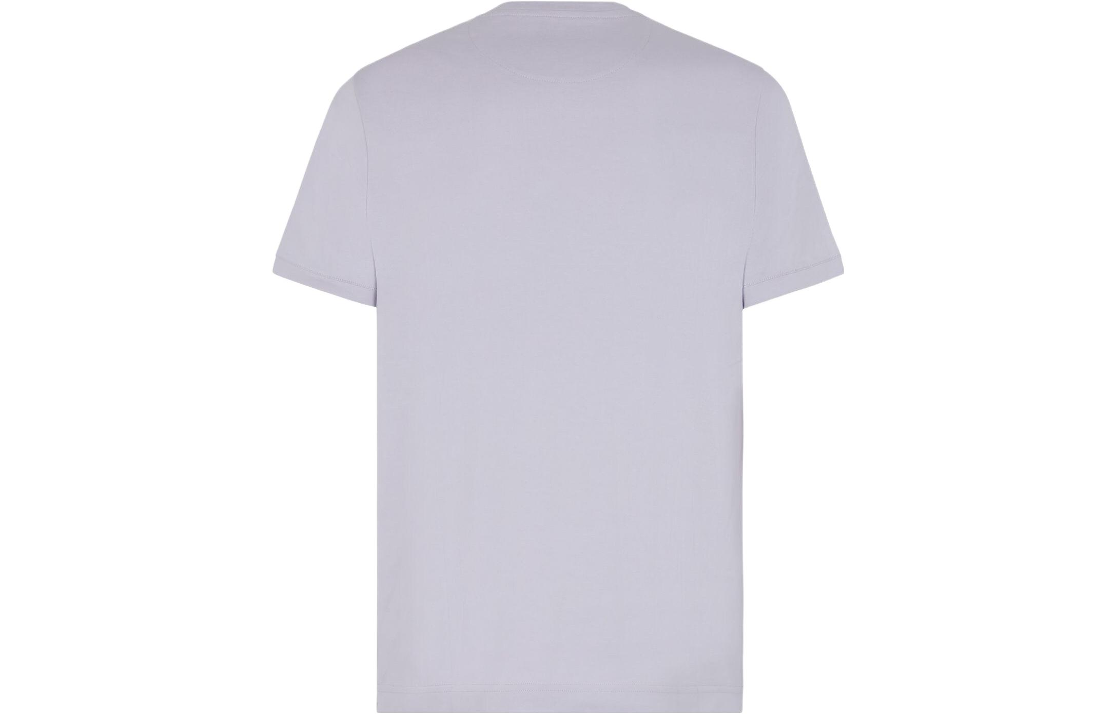 Lookbook 芬迪紫色刺绣针织圆领短袖T恤 FY0894AL0FF1ML7