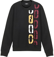 FENDI Embroidered Long-Sleeve Crewneck Sweatshirt Black FY0178ADVKF0QA1 FENDI Embroidered Long-Sleeve Crewneck Sweatshirt Black FY0178ADVKF0QA1