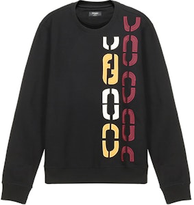 FENDI 刺繡長袖圓領黑色衛衣 FY0178ADVKF0QA1 Buy FENDI 刺繡長袖圓領黑色衛衣 FY0178ADVKF0QA1