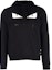 Buy FENDI Eyes Print Hoodie Black Long Sleeve Drawstring Pullover. FY0767A4Q0F0QA1