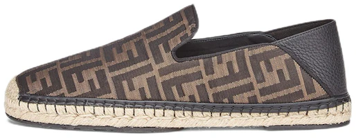 Fendi Fabric Foldable Leather Heel Sneaker 'Brown' 7P1359AAWBF1425 Fendi Fabric Foldable Leather Heel Sneaker 'Brown' 7P1359AAWBF1425