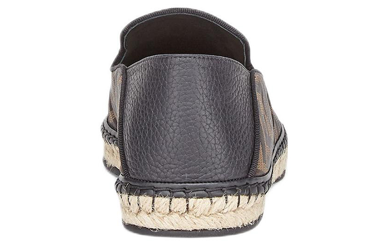 Fendi Fabric Foldable Leather Heel Sneaker 'Brown' 圖 4