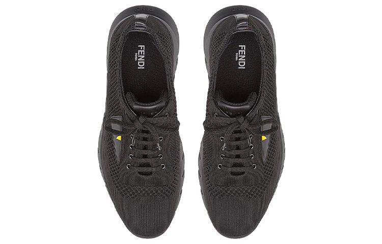 Shop 펜디 패브릭 러너즈 '몬스터' (Fendi fabric runners 'Monster') 7E1096-4SV-F0MQ0