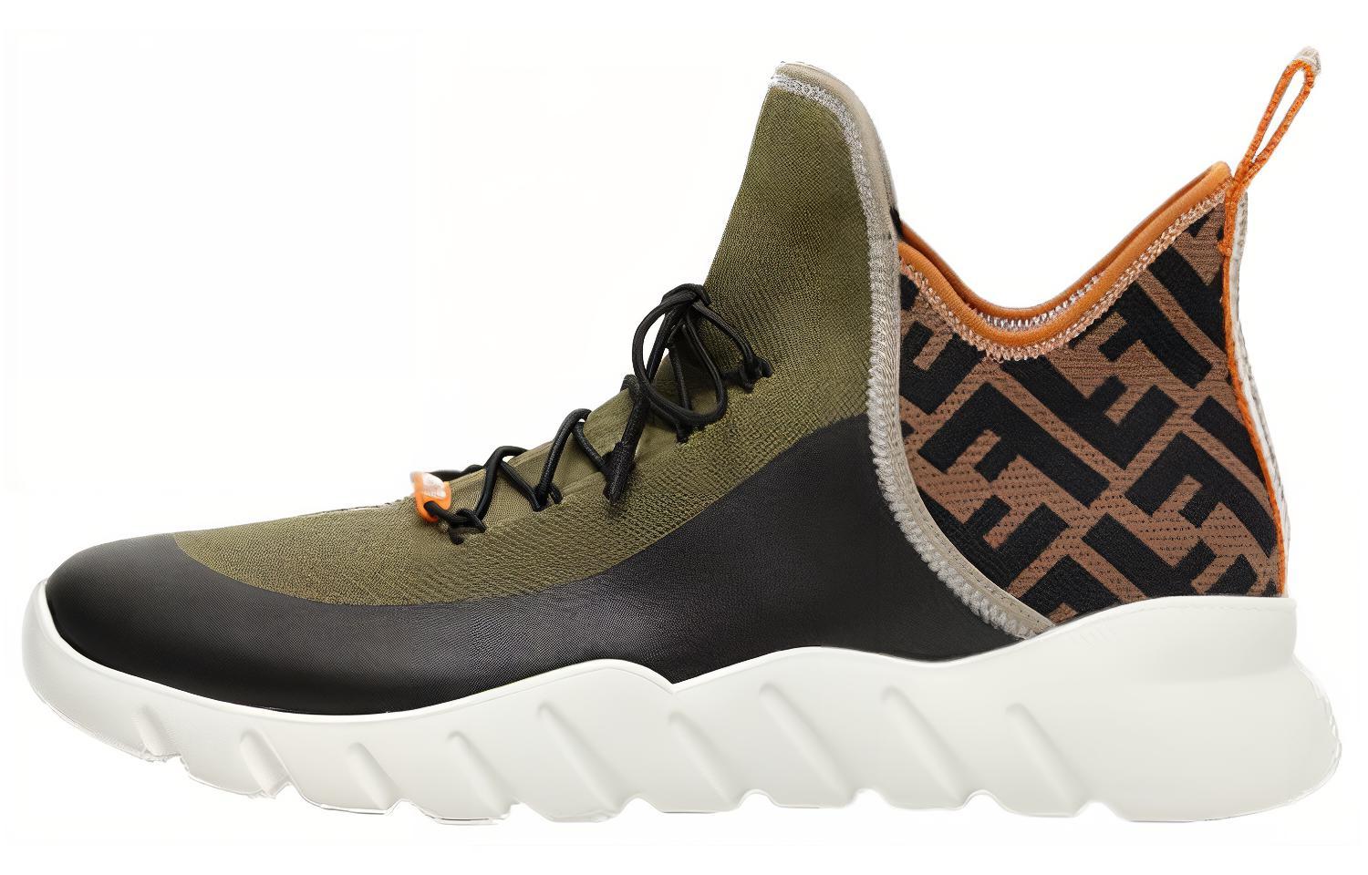 Buy Fendi Kain Kasut Lari 'Hijau' 7E1347-AAWZ-F19O5