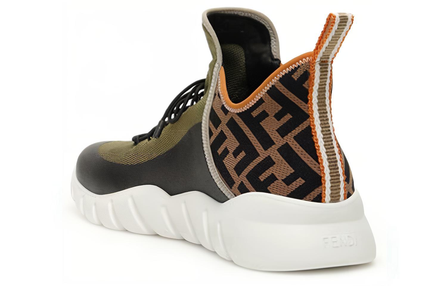 Order Fendi Kain Kasut Lari 'Hijau' 7E1347-AAWZ-F19O5