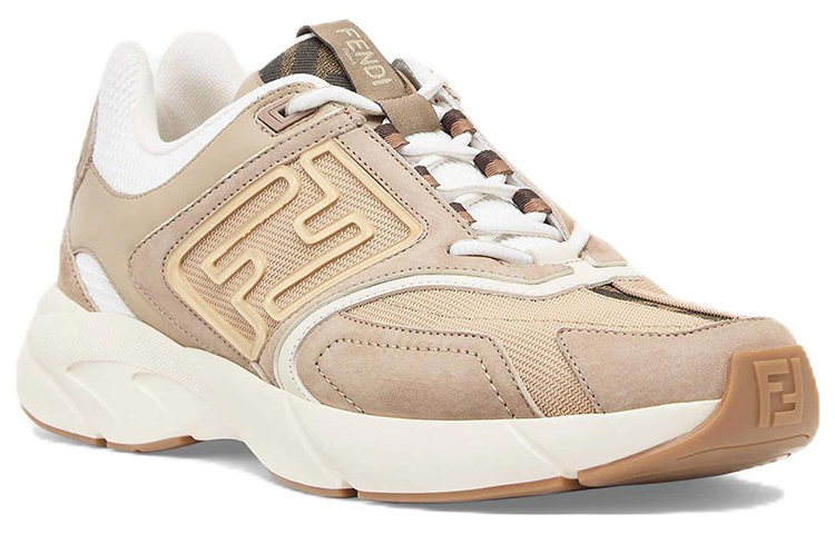 Lookbook Fendi Faster Trainer 'Beige' Sepatu Sneakers 7E1555-AKX6-F1ICH