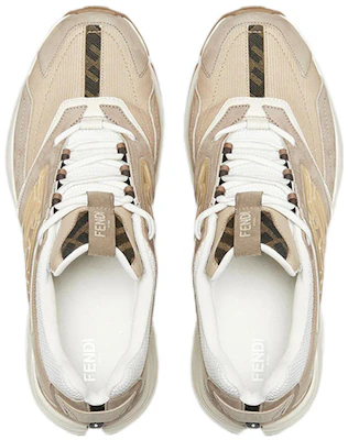 Fendi Faster Trainer 'Beige' Sepatu Sneakers 7E1555-AKX6-F1ICH Shop Fendi Faster Trainer 'Beige' Sepatu Sneakers 7E1555-AKX6-F1ICH
