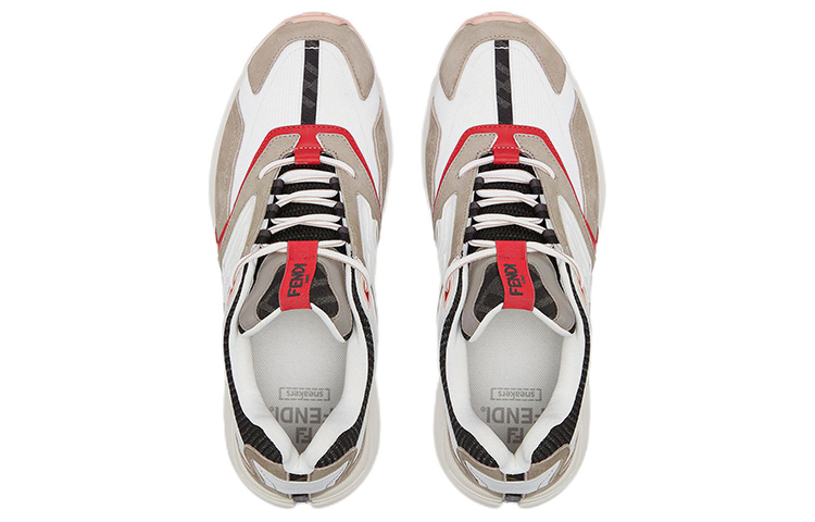 Lookbook Fendi Faster 教練鞋 'Cord White Cardinal' 7E1555-AKX6-F1JF1