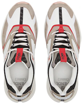 Fendi Faster 教練鞋 'Cord White Cardinal' 7E1555-AKX6-F1JF1 Lookbook Fendi Faster 教練鞋 'Cord White Cardinal' 7E1555-AKX6-F1JF1