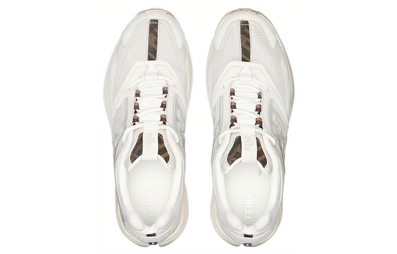 Shop フェンディ ファスター トレーナー (ホワイト) 7E1555-AKX6-F1ICF