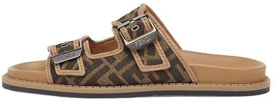 Fendi Feel Sandal 'FF Jacquard - Brown' 7X1604AJZFF1ICN Fendi Feel Sandal 'FF Jacquard - Brown' 7X1604AJZFF1ICN
