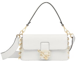 Fendi Fendace Baguette Brooch White Fendi Fendace Baguette Brooch White