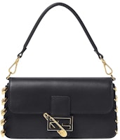 Fendi Fendace Baguette Shoulder Bag Black Fendi Fendace Baguette Shoulder Bag Black