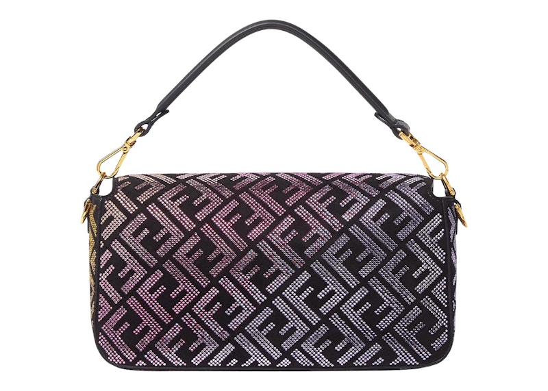 Order フェンディ フェンダッチェ バゲットショルダーバッグ グラデーションクリスタル