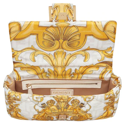 Fendi Fendace Baguette White Lookbook Fendi Fendace Baguette White