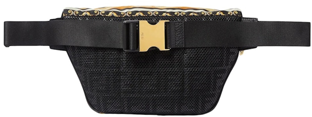 Tas Pinggang Fendi Fendace Motif Baroque Hitam/Emas Order Tas Pinggang Fendi Fendace Motif Baroque Hitam/Emas
