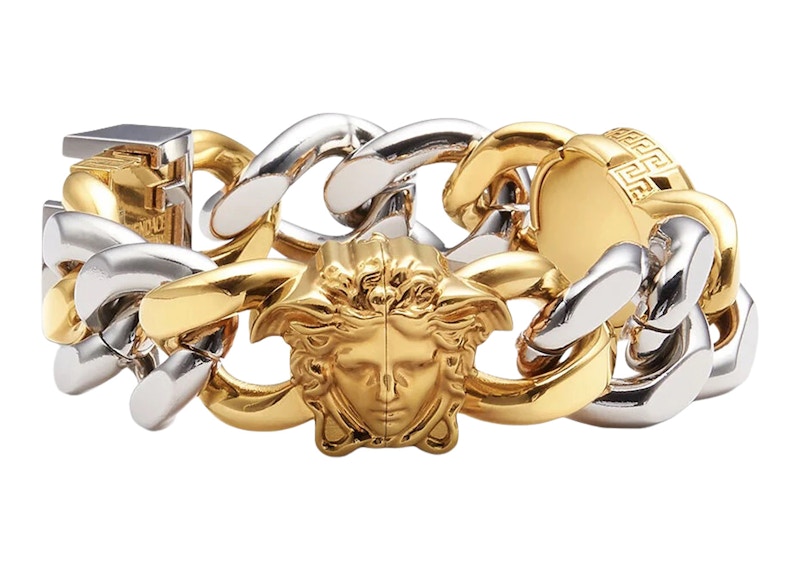 Fendi Fendace Chain Bracelet Versace Gold/Silver