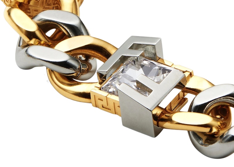 Order Kalung Rantai Fendi Fendace Kuningan/Versace Emas