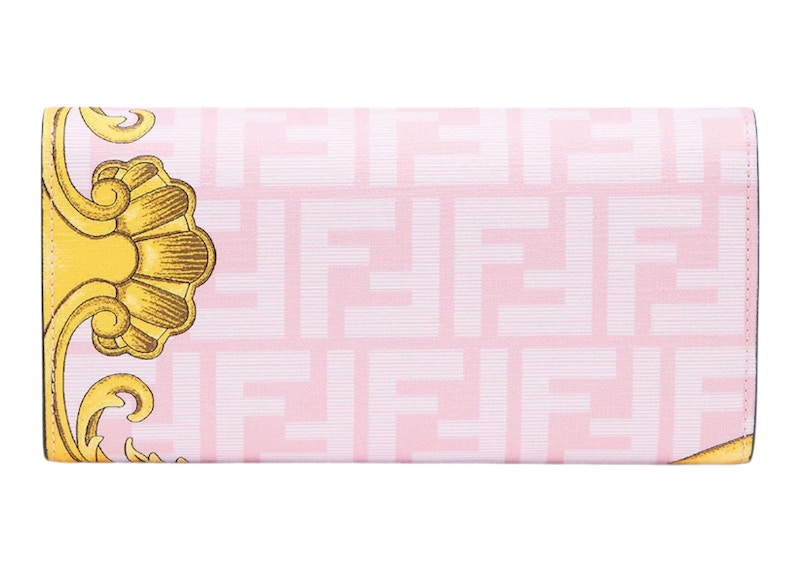 Order フェンディ フェンダーチェ コンチネンタル チェーン付 ホワイト/マルチカラー