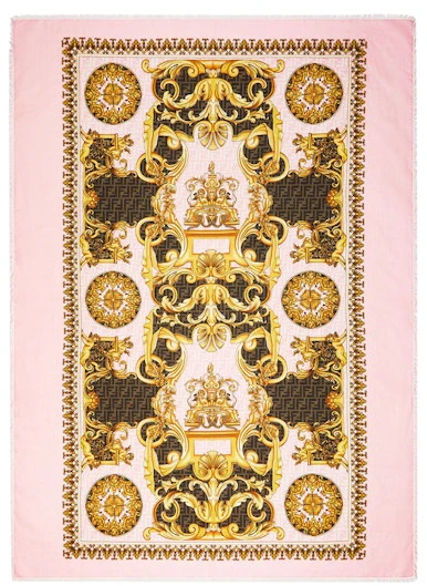 fendi-fendace-cotton-pareo-pink-multicolor